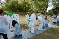 Graphisme, couleurs et créativité au rendez-vous de l’atelier Graffiti Entreprise by MadCityZen. | © MadCityZen